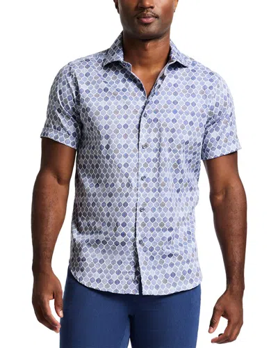 Robert Graham Rowan Woven Shirt In Blue