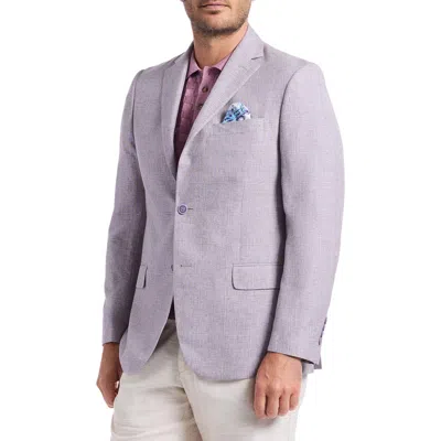 Robert Graham Salford Contemporary Fit Light Purple Plaid Sport Coat