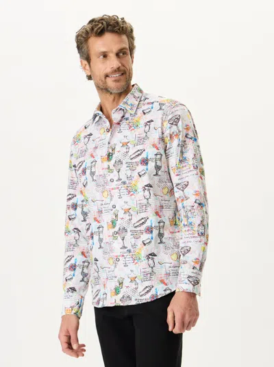 Robert Graham Sauced Long Sleeve Button Down Shirt In Multi