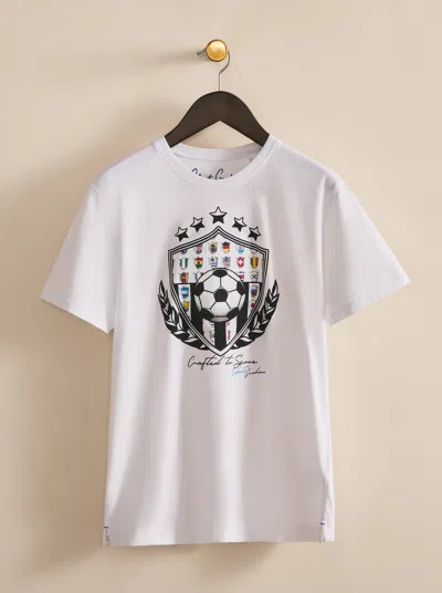 Robert Graham Score Season Short Sleeve T-shirt In White