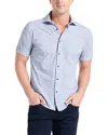 Robert Graham Copacabanna Short Sleeve Button Down Shirt In Blue