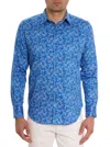 Robert Graham Seas The Day Long Sleeve Button Down Shirt In Blue