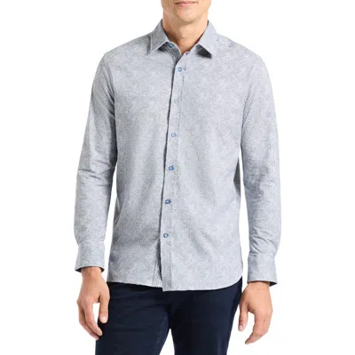 Robert Graham Seth Long Sleeve Button-up Shirt In Gray