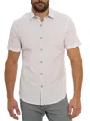 Robert Graham Men's Shark Bite Short-sleeve Shirt In White