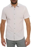 Robert Graham Men's Shark Bite Short-sleeve Shirt In White