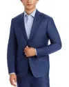 Robert Graham Sharkskin Modern Fit Suit Jacket In Dark Blue