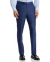 Robert Graham Sharkskin Modern Fit Suit Pants In Dark Blue