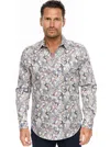 Robert Graham Shefman Long Sleeve Button Down Shirt In Multi