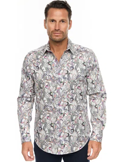Robert Graham Shefman Long Sleeve Button Down Shirt In Multi