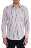 Robert Graham Shipping Lines Long Sleeve Button Down Shirt In Blue Multi