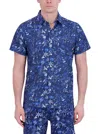 Robert Graham Short Sleeve Button Down Shirt In Blue