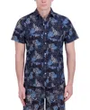 Robert Graham Short Sleeve Button Down Shirt In Gold