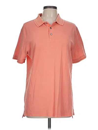 Pre-owned Robert Graham Short Sleeve Polo Shirt In Orange