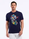 Robert Graham Skull Slugger Short Sleeve Graphic Tee