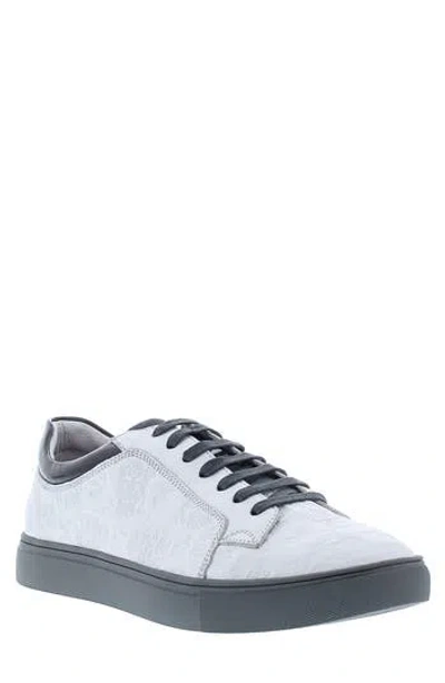 Robert Graham Skull Sneaker In White