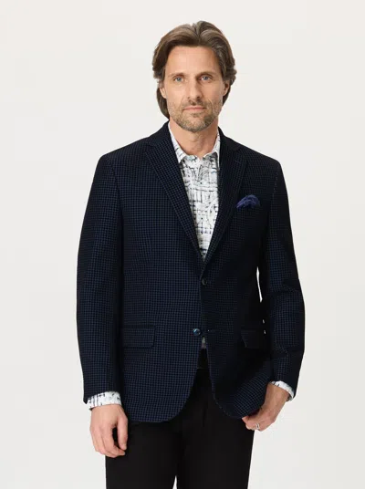 Robert Graham Somerton Blazer Long In Blue