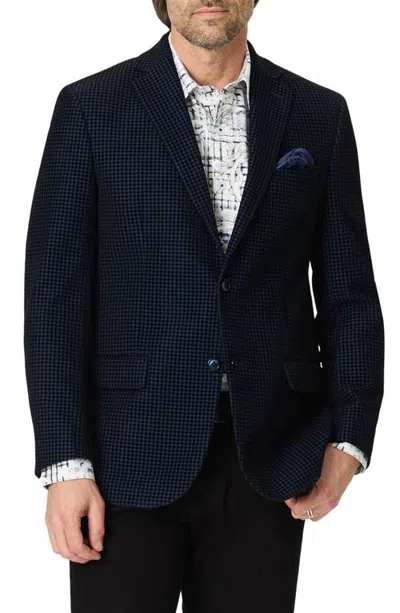 Robert Graham Somerton Houndstooth Sportcoat In Blue