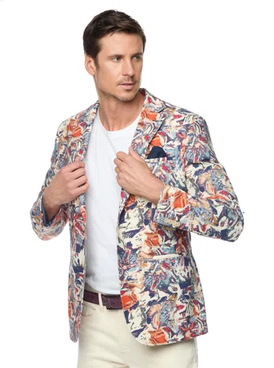 Robert Graham Soren Long Sleeve Sport Coat In Multi