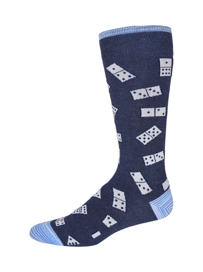 Robert Graham Stack & Slam Socks In Blue