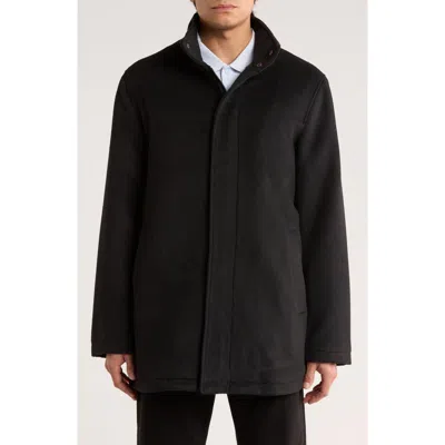 Robert Graham Stand Collar Coat In Black