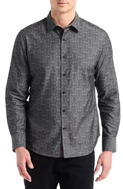 Robert Graham Stellman Button-up Shirt In Gray