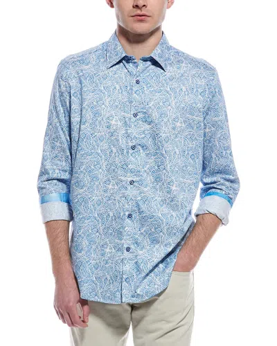 Robert Graham Stelvio Classic Fit Shirt In Blue