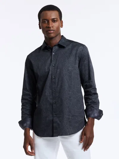Robert Graham Stelvio Long Sleeve Button Down Shirt In Black