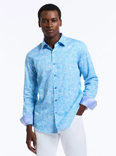 Robert Graham Stelvio Long Sleeve Button Down Shirt In Blue