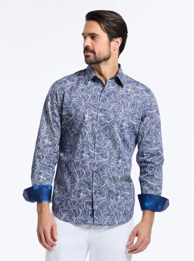 Robert Graham Stelvio Long Sleeve Button Down Shirt In Blue