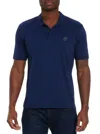 Robert Graham Stone Trail Polo In Navy