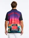 Robert Graham Sunset Rally Short Sleeve Button Down Shirt In Multi