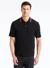 Robert Graham Superman™ X  S-shield Short Sleeve Polo In Black