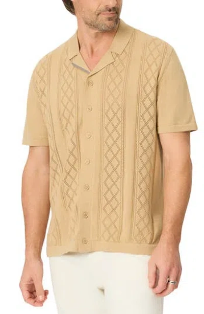 Robert Graham Tambor Short Sleeve Sweater In Animal Print