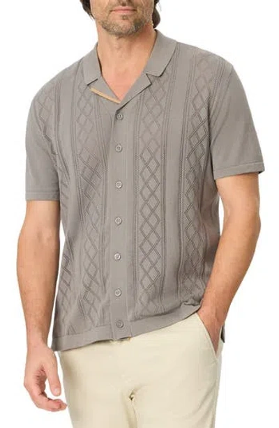 Robert Graham Tambor Short Sleeve Sweater In Animal Print