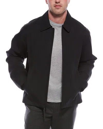 Robert Graham Textured Golf Jacket In Black