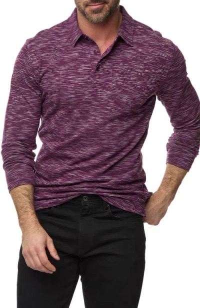 ROBERT GRAHAM ROBERT GRAHAM THALES SPACE DYE LONG SLEEVE POLO