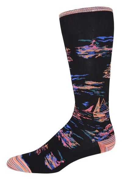 Robert Graham The Alboran Socks In Black