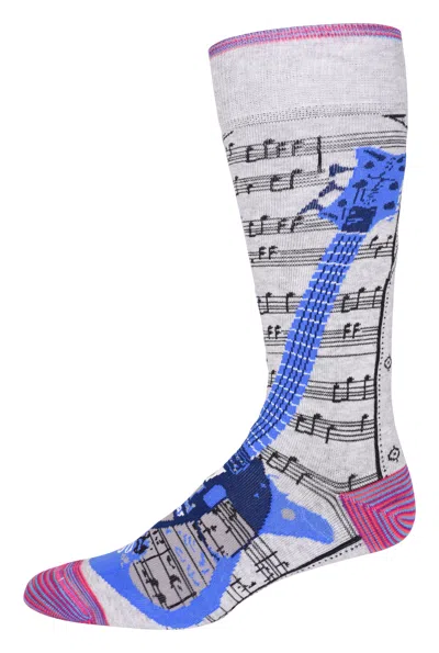 Robert Graham The Elixir Of Life Socks In Light Grey