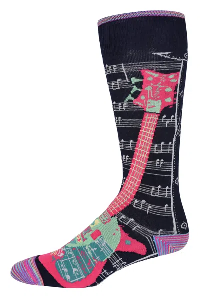 Robert Graham The Elixir Of Life Socks In Navy