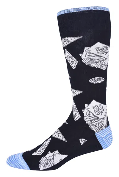 Robert Graham The Full House Socks In Navy