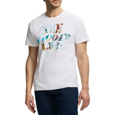 Robert Graham The Good Life Knit Graphic T-shirt In White