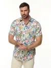 Robert Graham The Heist Short Sleeve Button Down Shirt In Multi