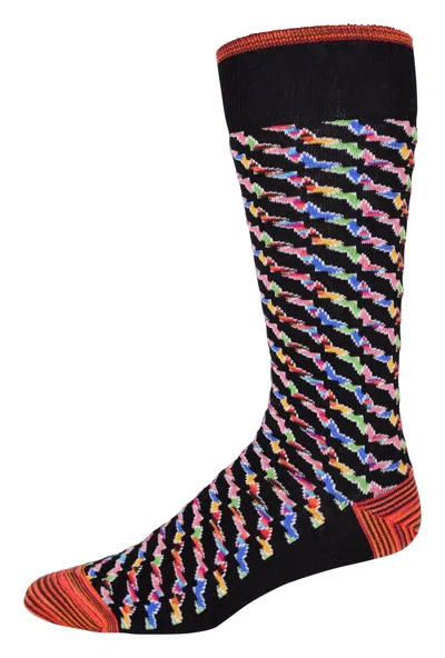 Robert Graham The Mulholland Socks In Black