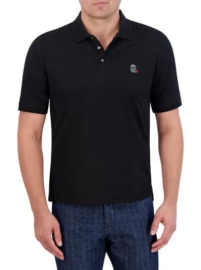 Robert Graham The Player Polo In Black