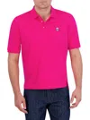Robert Graham The Player Solid Cotton Jersey Polo In Magenta