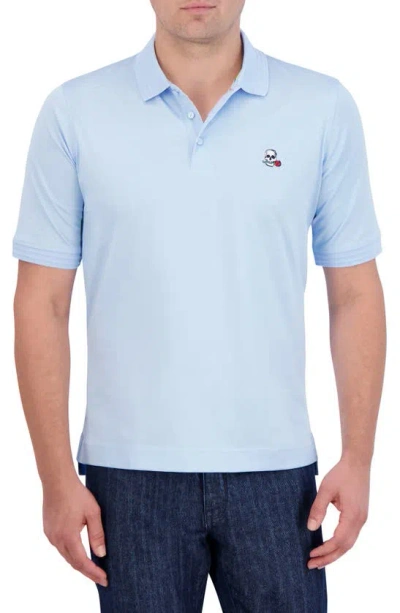 ROBERT GRAHAM THE PLAYER SOLID COTTON JERSEY POLO