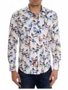 Robert Graham Thoroughbred Long Sleeve Button Down Shirt In White