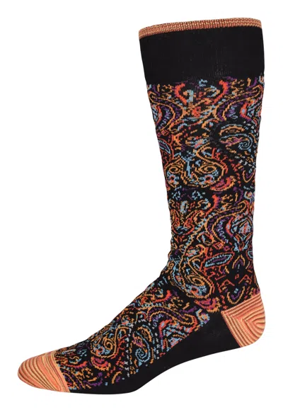 Robert Graham Thurston Socks In Black
