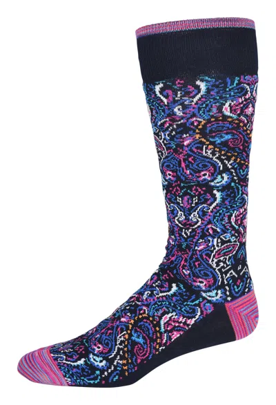 Robert Graham Thurston Socks In Blue