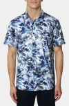 Robert Graham Tie Dye Abstract Print Button-up Shirt In Blue